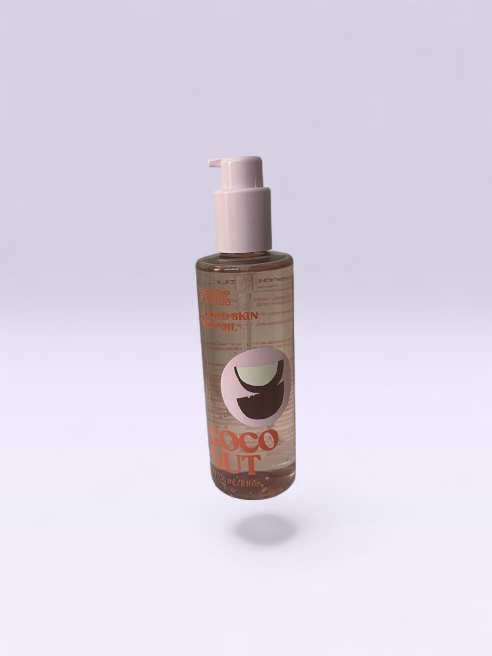 PINK Coconut Glazed Skin Body Oil 236mL Vegan Moisturizing Body Oil